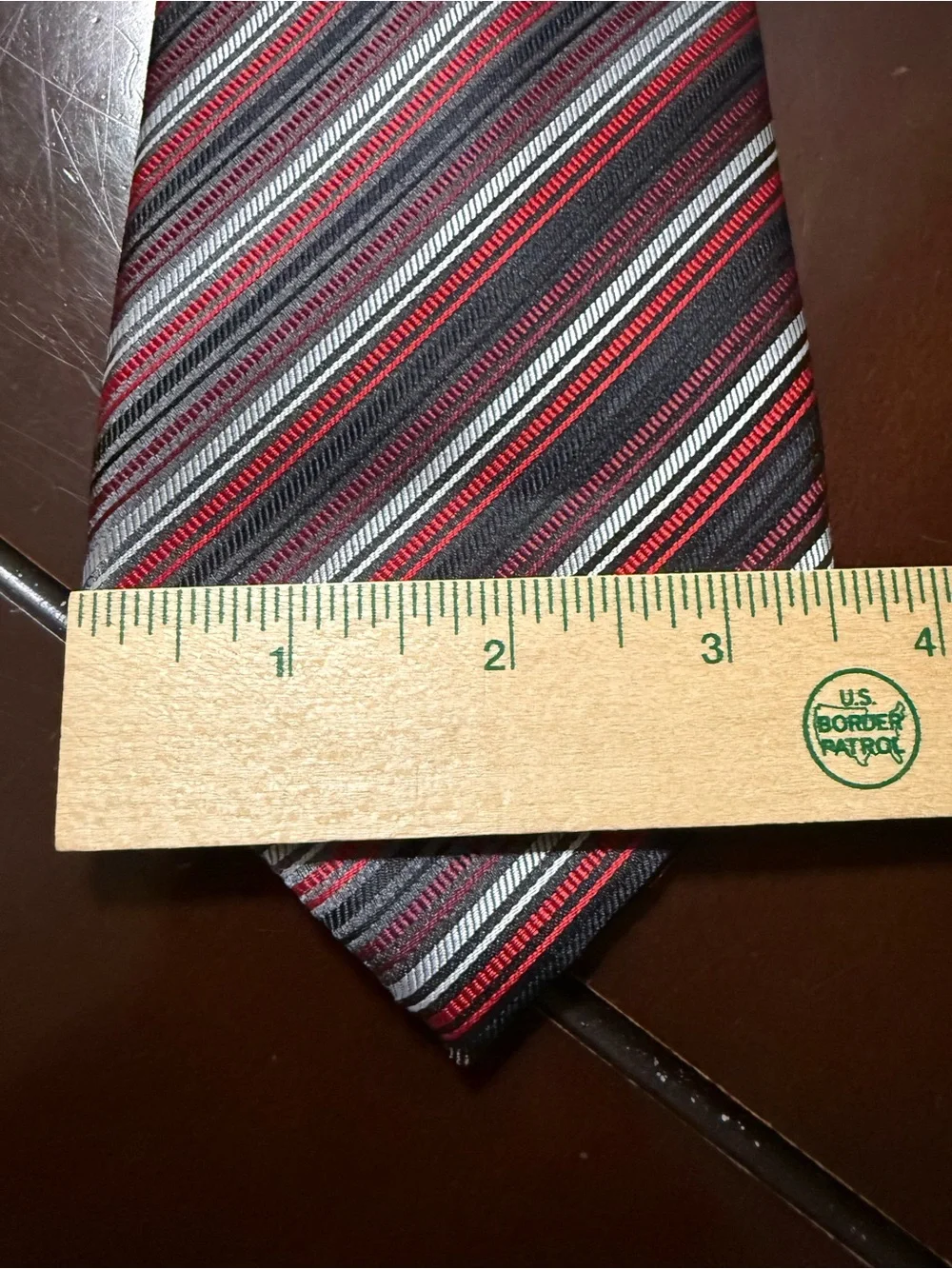 Van Heusen Men's Diagonal Stripe Tie Set - Brown, Red, Black, Mustard